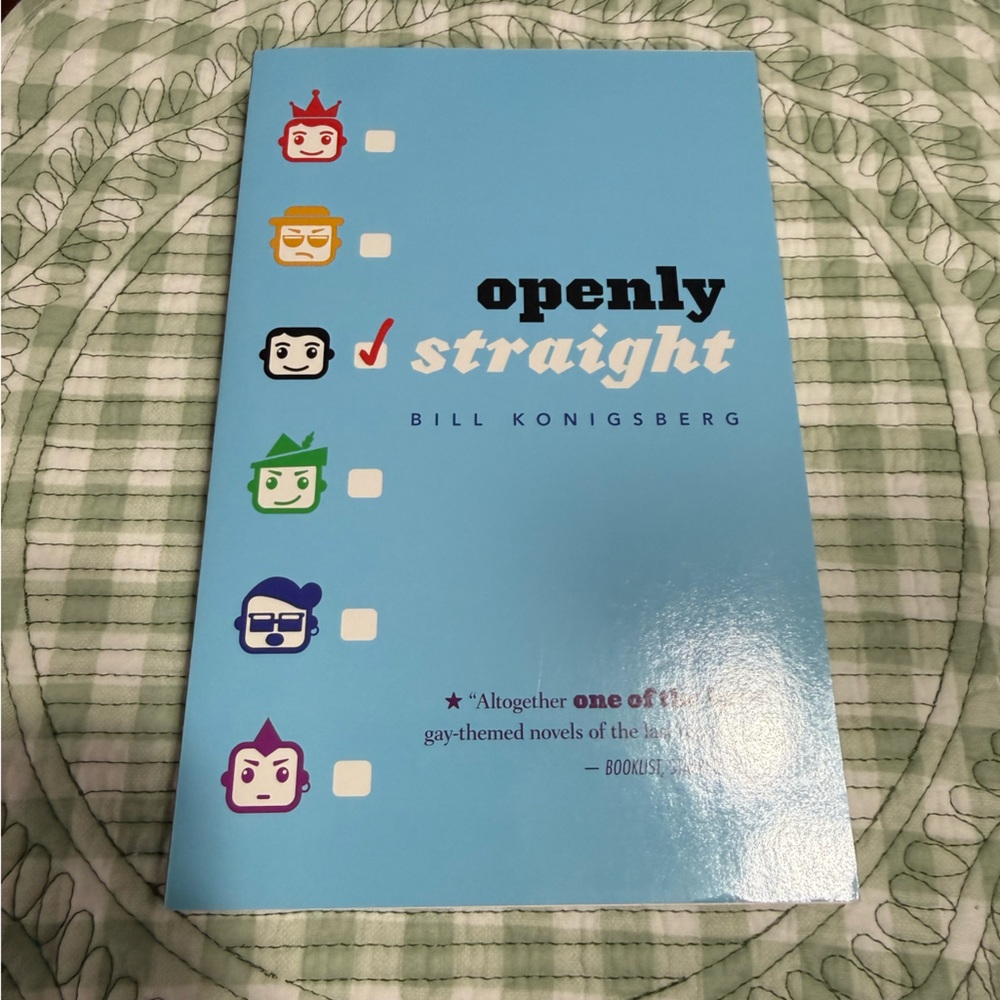 Openly Straight Book by Bill Konigsberg
